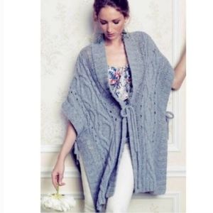 Anthro Sleeping on Snow Poncho